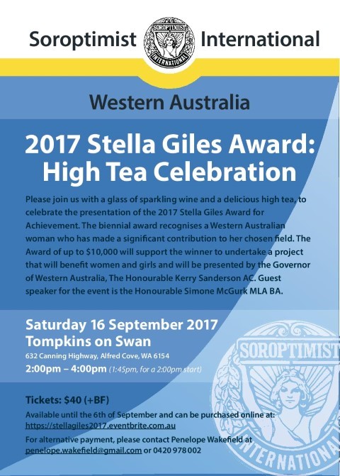 Stella Giles Event Flyer 2017